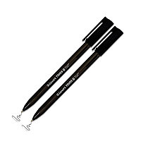 Ручка шариковая Luxor "Trios Icy" цвет пасты черный, 0,7мм,, корпус черный.