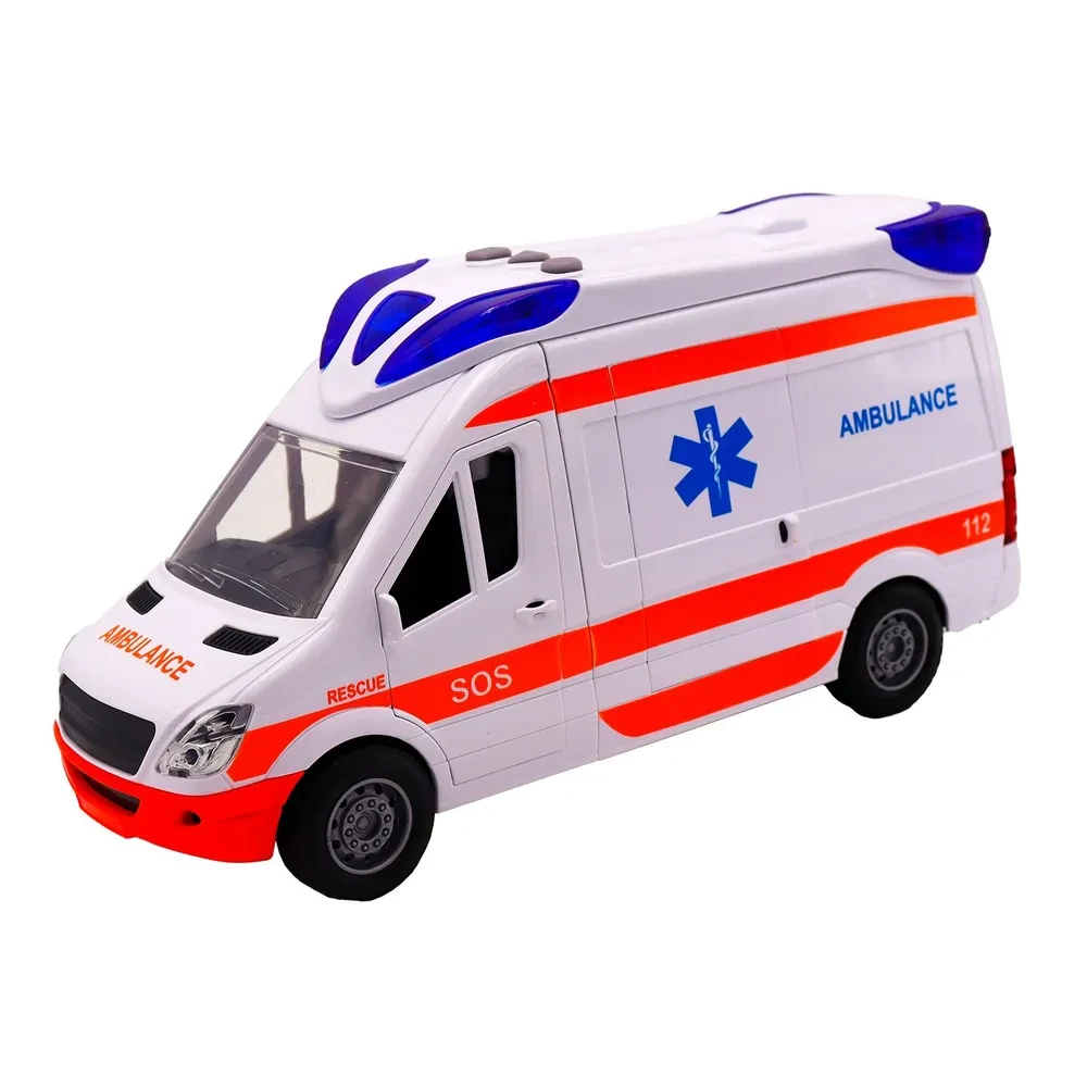 Фрикционная машинка-фургон "Скорая Помощь", 26 см Funky Toys