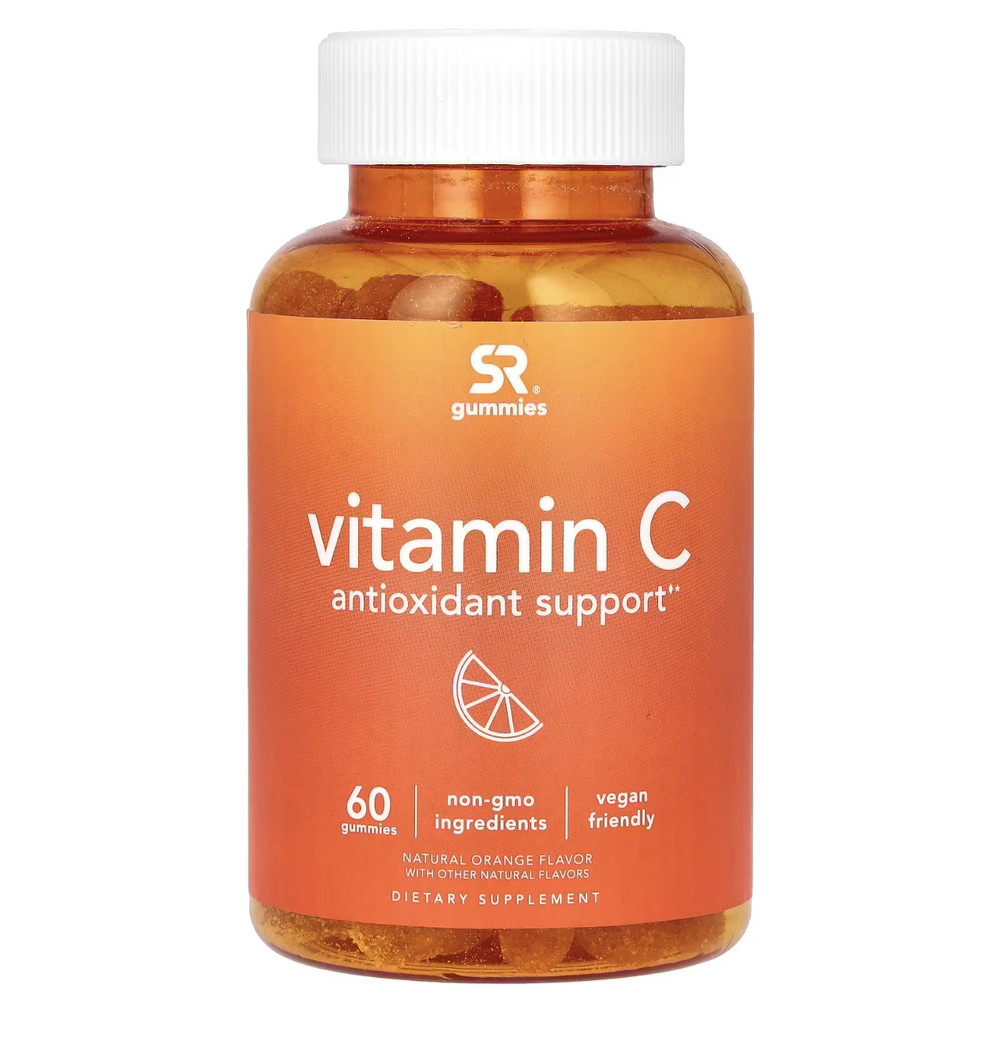 Sports research витамин С, 60 жевательных таблеток - фото 1 - id-p116303210