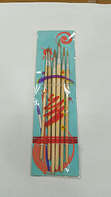 Набор кистей 6 штуки в уп.,