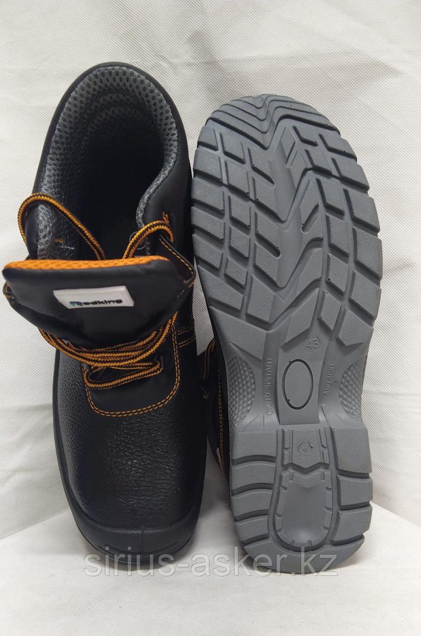 Кожаные ботинки с металлическим подноском REDKING - фото 2 - id-p116306100
