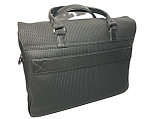 Мужская деловая сумка-портфель из плетёной кожи  "The Bond". Высота 30 см, ширина 40 см, глубина 7 см., фото 4
