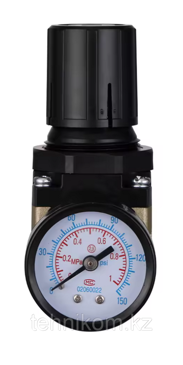 Регулятор давления воздуха с манометром AR-2000 1/4" - фото 2 - id-p116213066
