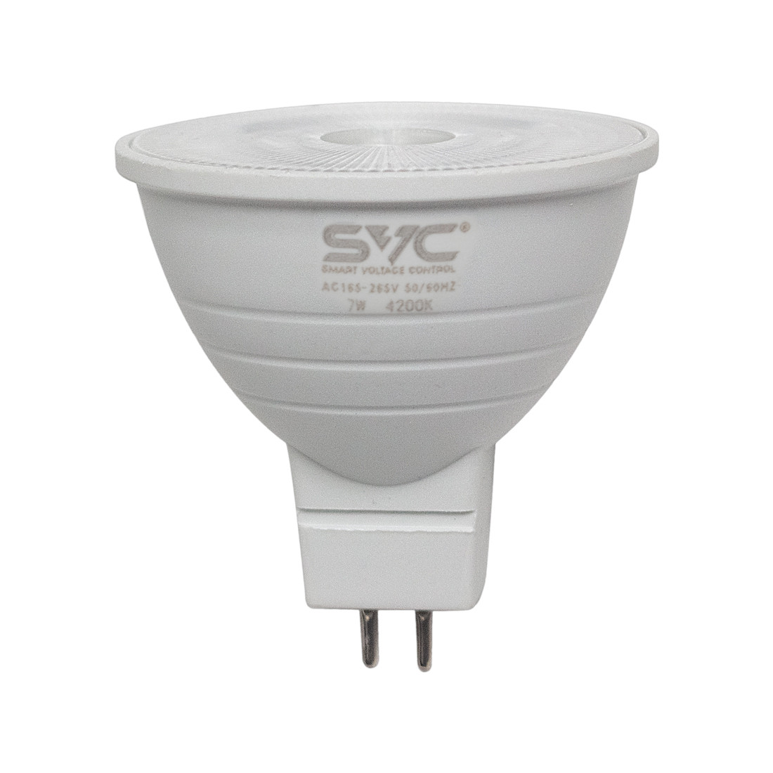 Эл. лампа светодиодная, SVC, LED JCDR-7W-GU5.3-4200K, Мощность 7Вт, Тип колбы JCDR - фото 1 - id-p116306632