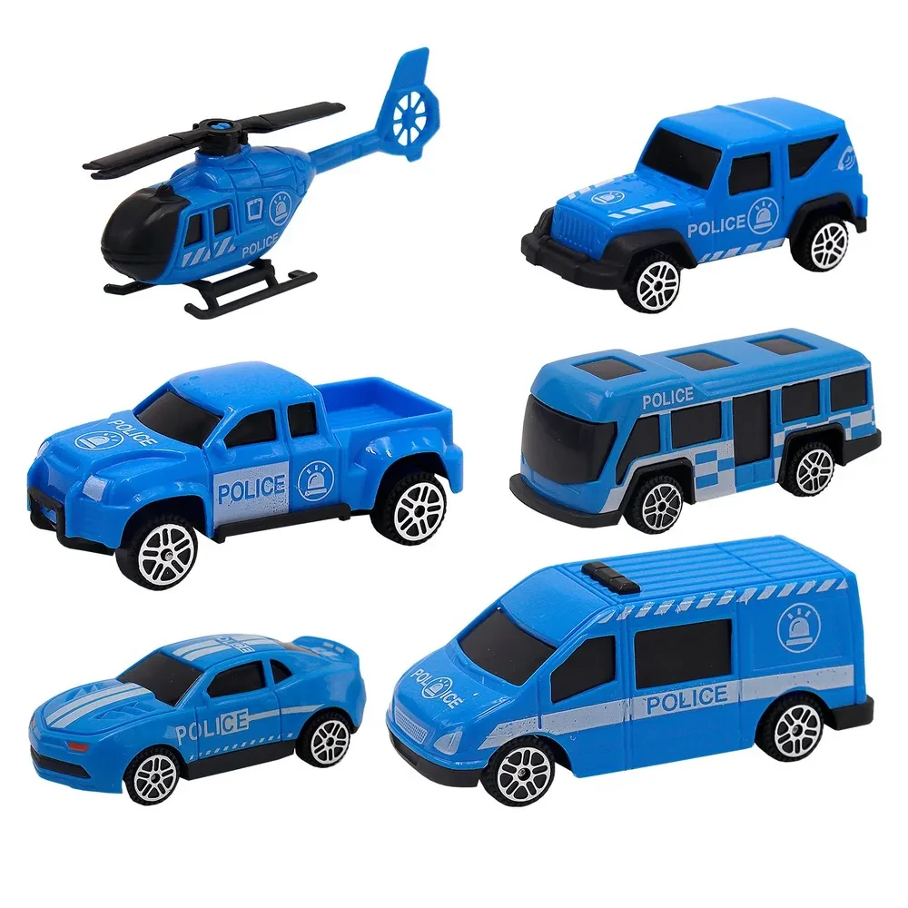 Игровой набор Полицейская машина-кейс: машинки 6 шт. Funky Toys - фото 4 - id-p116306967