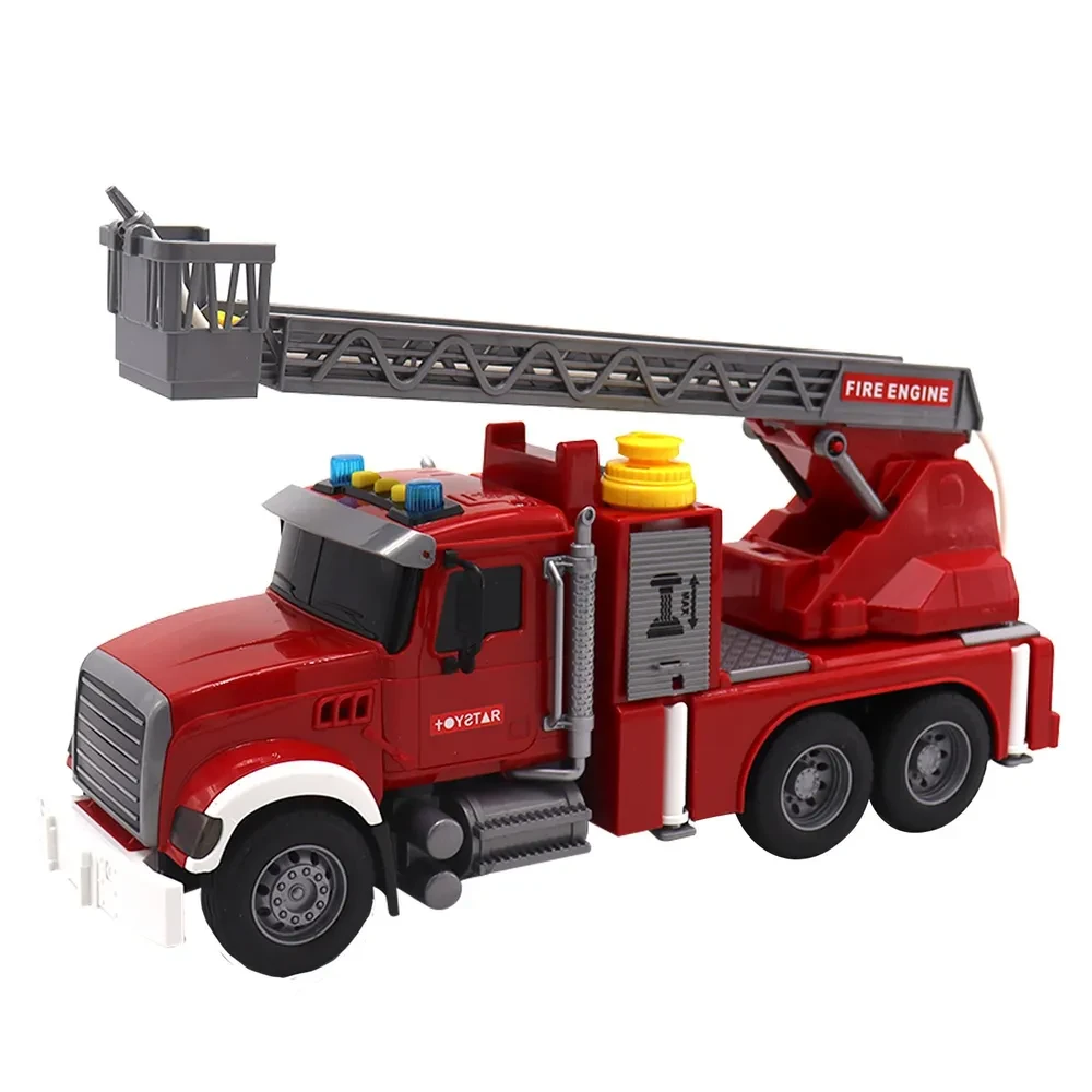 "Городская техника" фрикционная пожарная машина со светом и звуком, функция распыления Funky Toys - фото 2 - id-p116306968