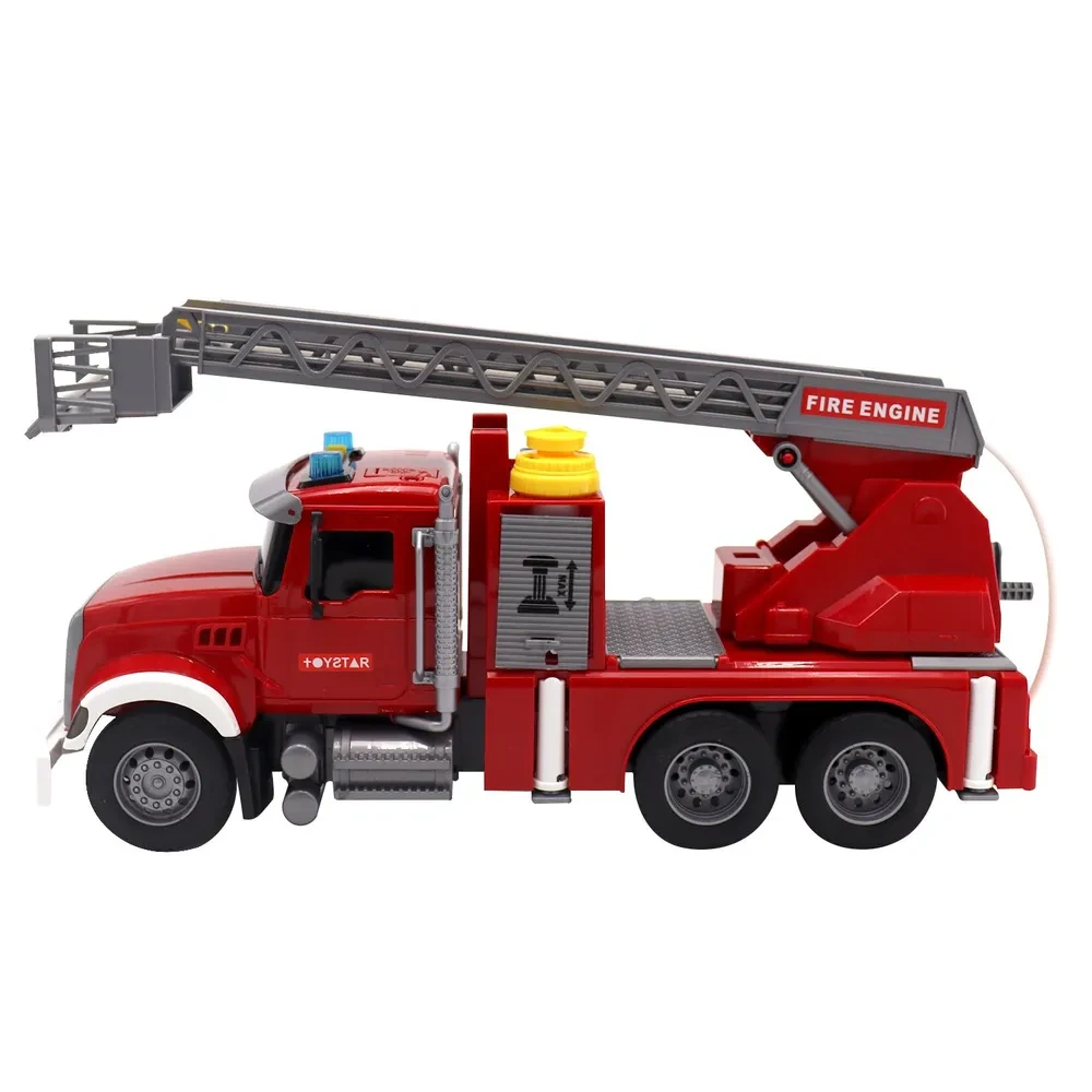 "Городская техника" фрикционная пожарная машина со светом и звуком, функция распыления Funky Toys - фото 3 - id-p116306968