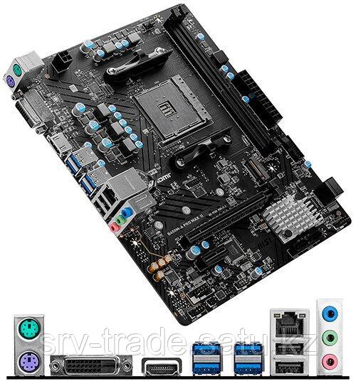 Материнская плата MSI B450M-A PRO MAX IIMB Socket AM4, MATX, AMD B450 (DVI+HDMI) 2DDR4, PCIx16, PCIx1, M.2 - фото 1 - id-p116309130