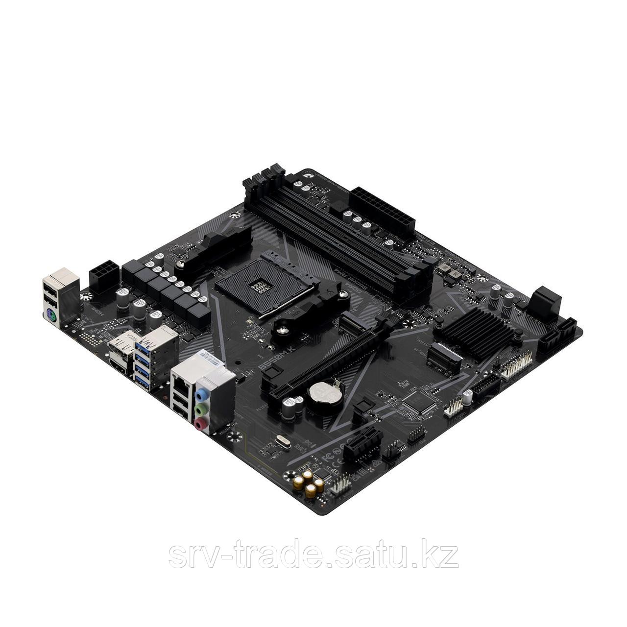 Материнская плата Gigabyte B550M KMB Socket AM4, MATX, AMD B550 (DP+HDMI) 4DDR4, 2PCIx16,PCIx1 - фото 4 - id-p116309145