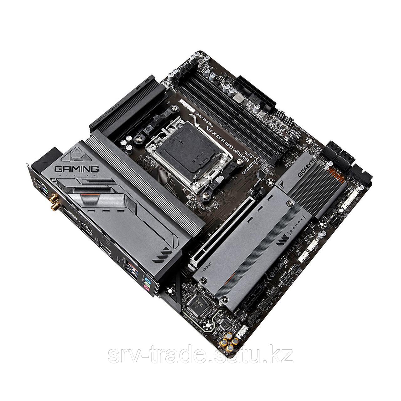 Материнская плата Gigabyte B650M GAMING X AXMB Socket AM5, MATX, AMD B650 (2DP+HDMI), 4DDR5, PCIx16, PCIx1 - фото 4 - id-p116309189