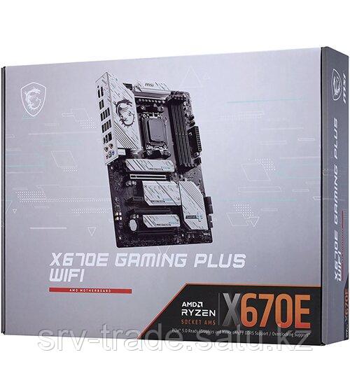 Материнская плата MSI MPG X670E GAMING PLUS WIFIMB Socket AM5, ATX, AMD X670 (DP+HDMI), 4DDR5, 3PCIx16 - фото 2 - id-p116309220