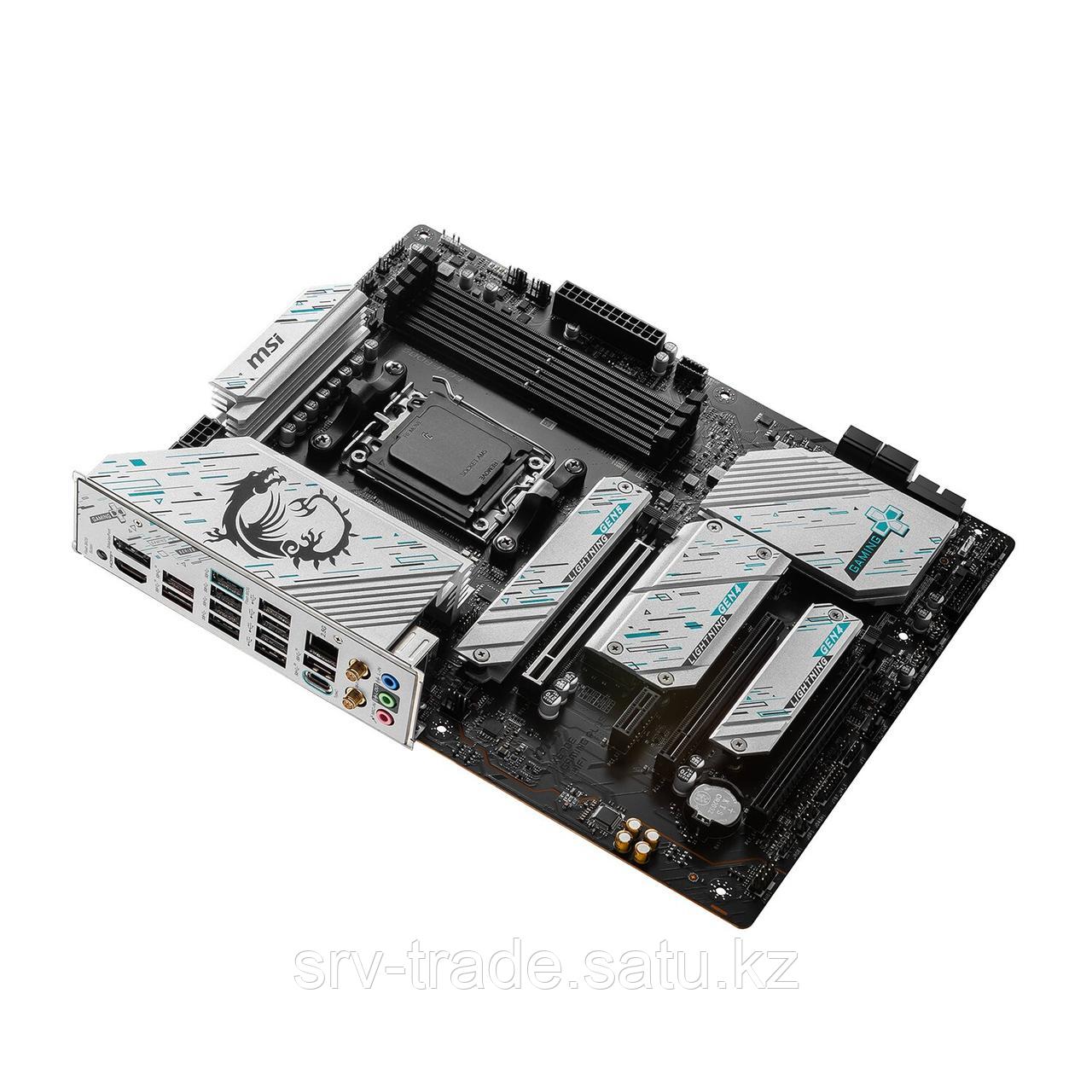 Материнская плата MSI MPG X670E GAMING PLUS WIFIMB Socket AM5, ATX, AMD X670 (DP+HDMI), 4DDR5, 3PCIx16 - фото 4 - id-p116309220