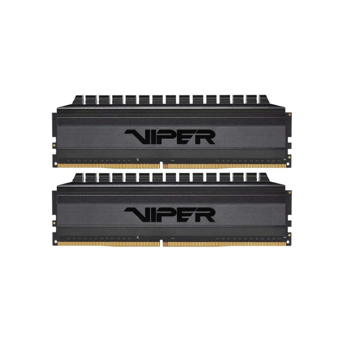 Комплект модулей памяти Patriot Memory Viper 4 Blackout PVB432G320C6K DDR4 32GB (Kit 2x16GB) 3200MH - фото 1 - id-p110965506