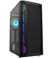 Корпус ATX midi tower APEX 3701 (закаленное стекло), blackCase 1*120mm ARGB + 3*120mm + ARGB fan hub + remote