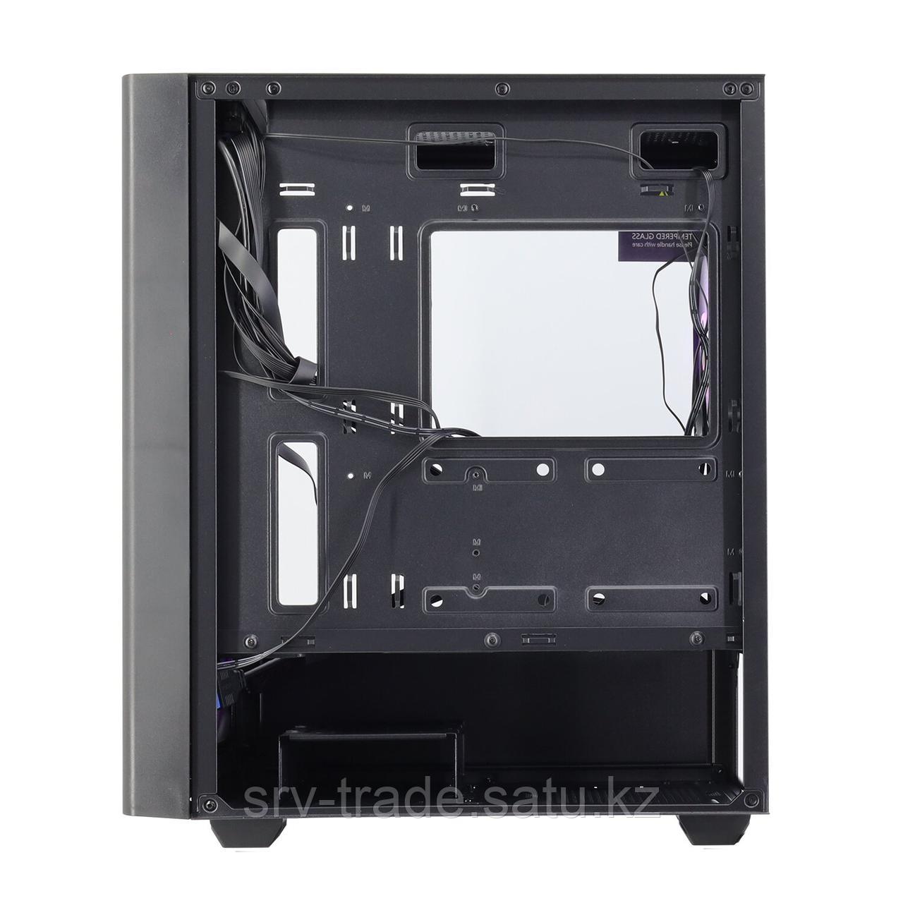 Корпус MATX mini tower Antec, NX500M ARGB Elite, черныйCase 1*120 ARGB+3*120 ARGB fan, Type C, black - фото 6 - id-p116308375