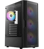 Корпус ATX midi tower Antec, AX20, (AX20AV65), черныйCase AX20AV65,1*120 ARGB+3*120 ARGB fan, (Atom 650W),