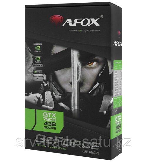 Видеокарта Afox GTX 750 Ti [AF750TI-4096D5H1-V2], 4 GBSVGA PCI Express, DVI/HDMI/VGA, GDDR5/128bit, - фото 2 - id-p116308403