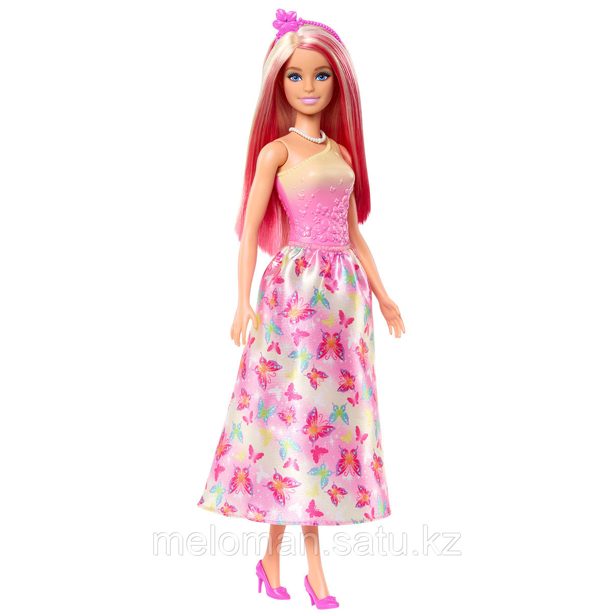 Barbie: Barbie: Dreamtopia. Принцесса в розовом платье с бабочками - фото 1 - id-p116309877