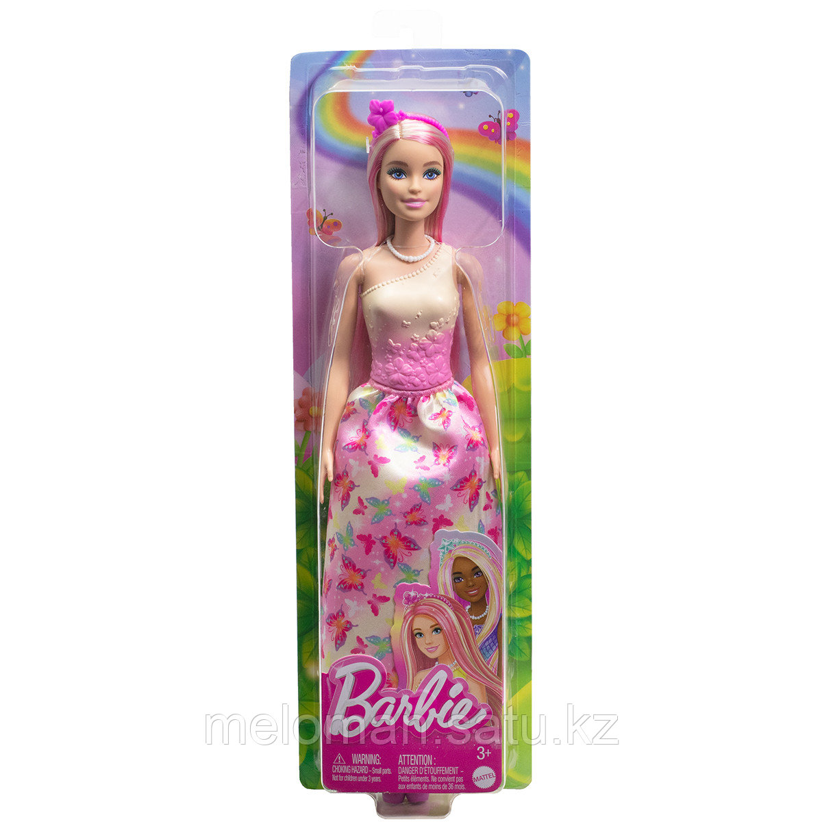 Barbie: Barbie: Dreamtopia. Принцесса в розовом платье с бабочками - фото 6 - id-p116309877