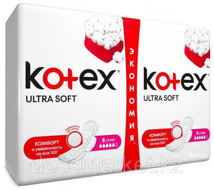 Kotex прокладки Ultra Soft Супер Duo 16 шт