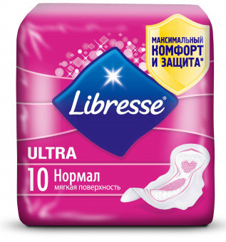 Либресс / Libresse Прокладки Ultra Normal 10 шт