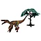 Фигурка динозавр Пернатый велоцираптор коричневый с аксессуаром Funky Toys, фото 2