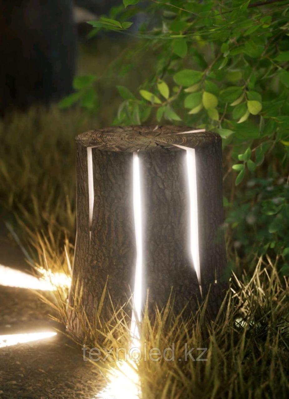 Дизайнерский светильник пенек