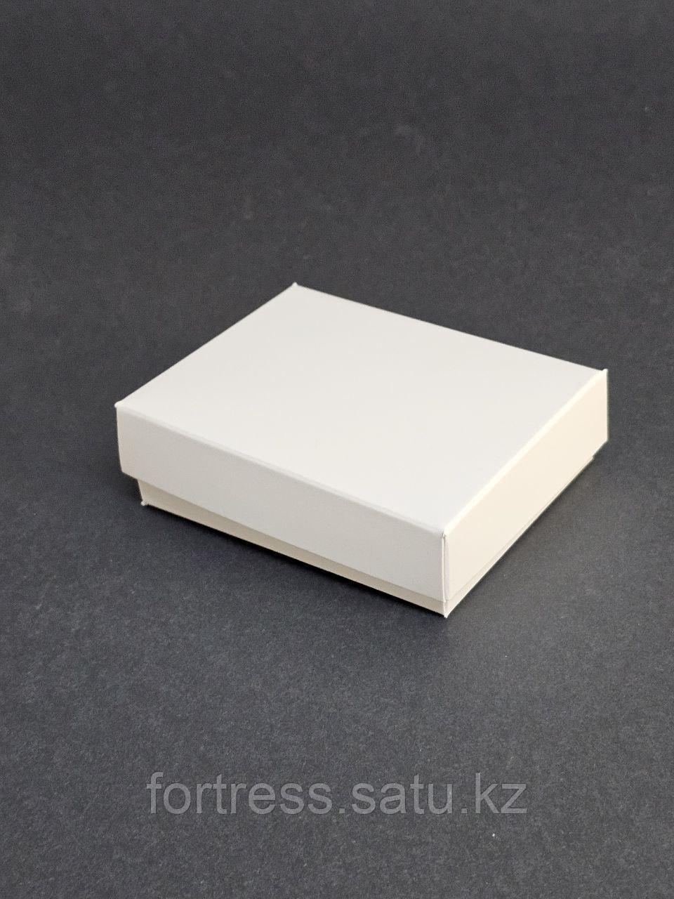 Коробка крышка+дно 9,5*7,5*2,5см белая - фото 2 - id-p85176516