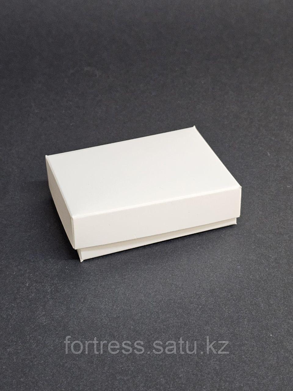 Коробка крышка+дно 9,5*7,5*2,5см белая - фото 3 - id-p85176516