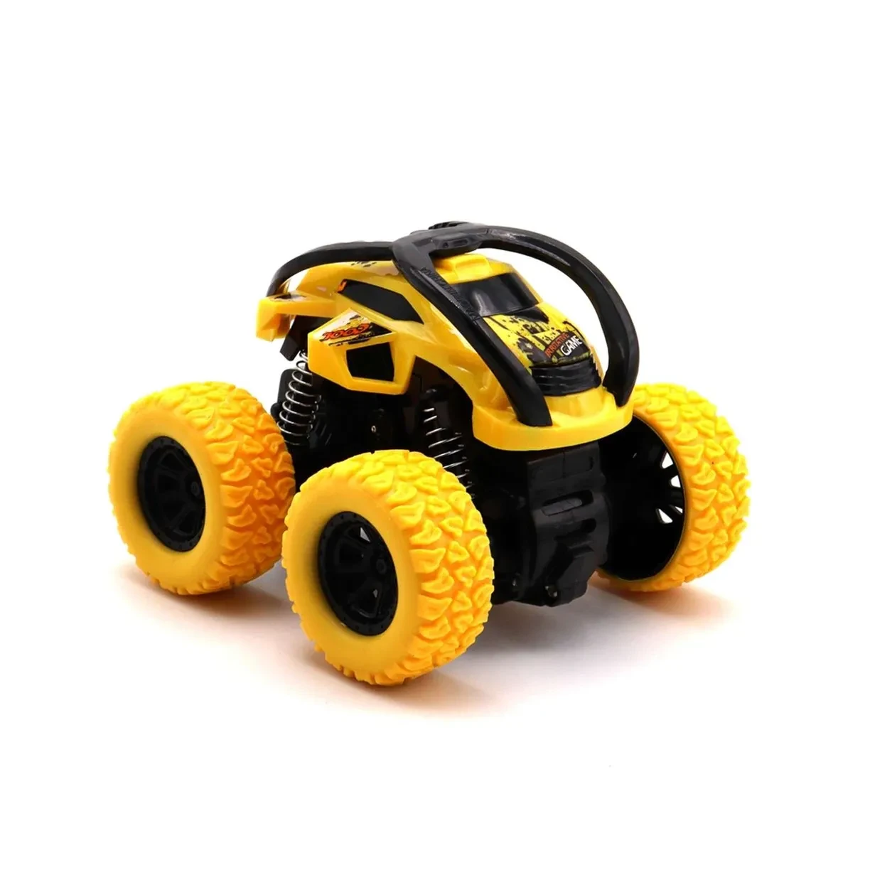 Машинка фрикционная 4x4 "Перевёртыш" жёлтая Funky Toys
