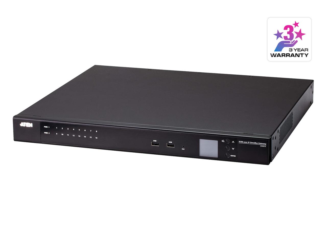 16-портовый OmniBus KVM-шлюз с доступом по IP KG0016 ATEN - фото 1 - id-p116311465