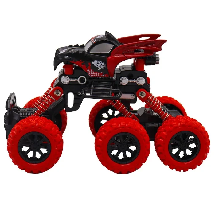 Инерционная машинка "Внедорожник" 6х6 красная Funky Toys