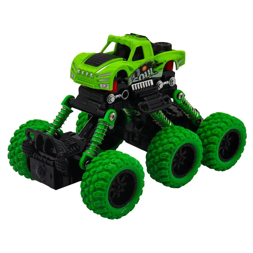 Инерционная машинка "Внедорожник" 6х6 зеленая Funky Toys