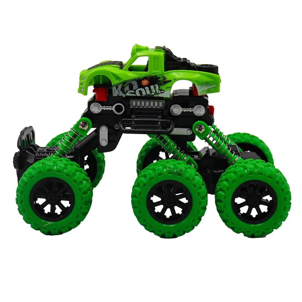 Инерционная машинка "Внедорожник" 6х6 зеленая Funky Toys