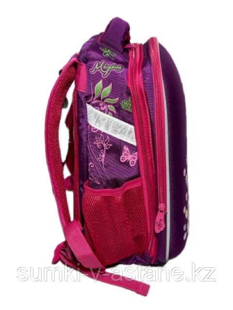 Школьный рюкзак для девочек в начальные классы "MIGINI" (высота 37 см, ширина 28 см, глубина 17 см) - фото 2 - id-p79661530