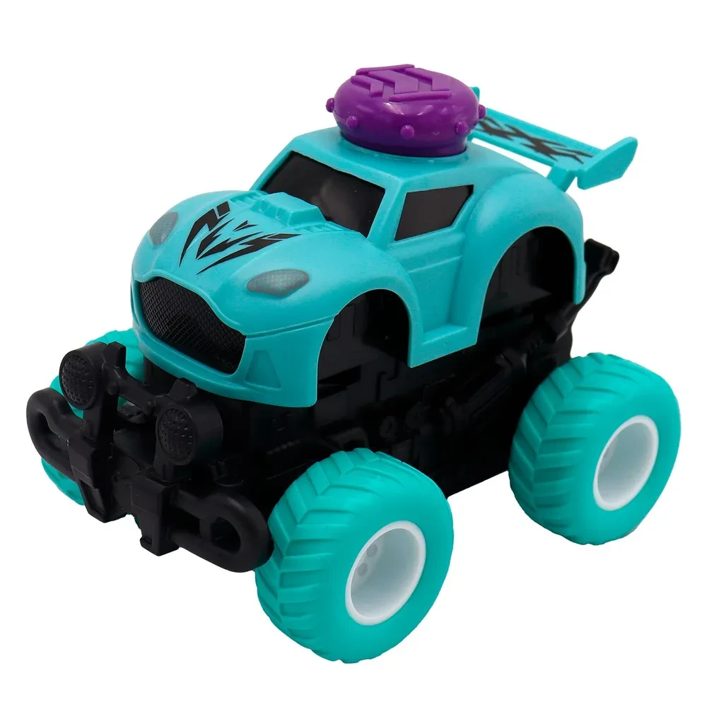 Фрикционная машинка "Катапульта" 4х4 бирюзовая Funky Toys