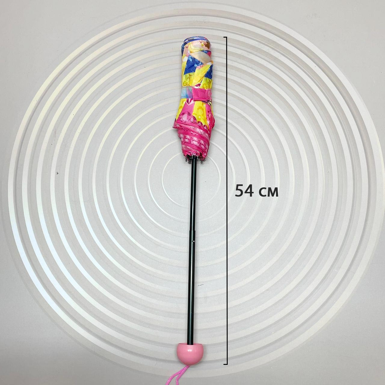 Зонт детский складной механический белоснежка 90 см розовый - фото 4 - id-p116312448
