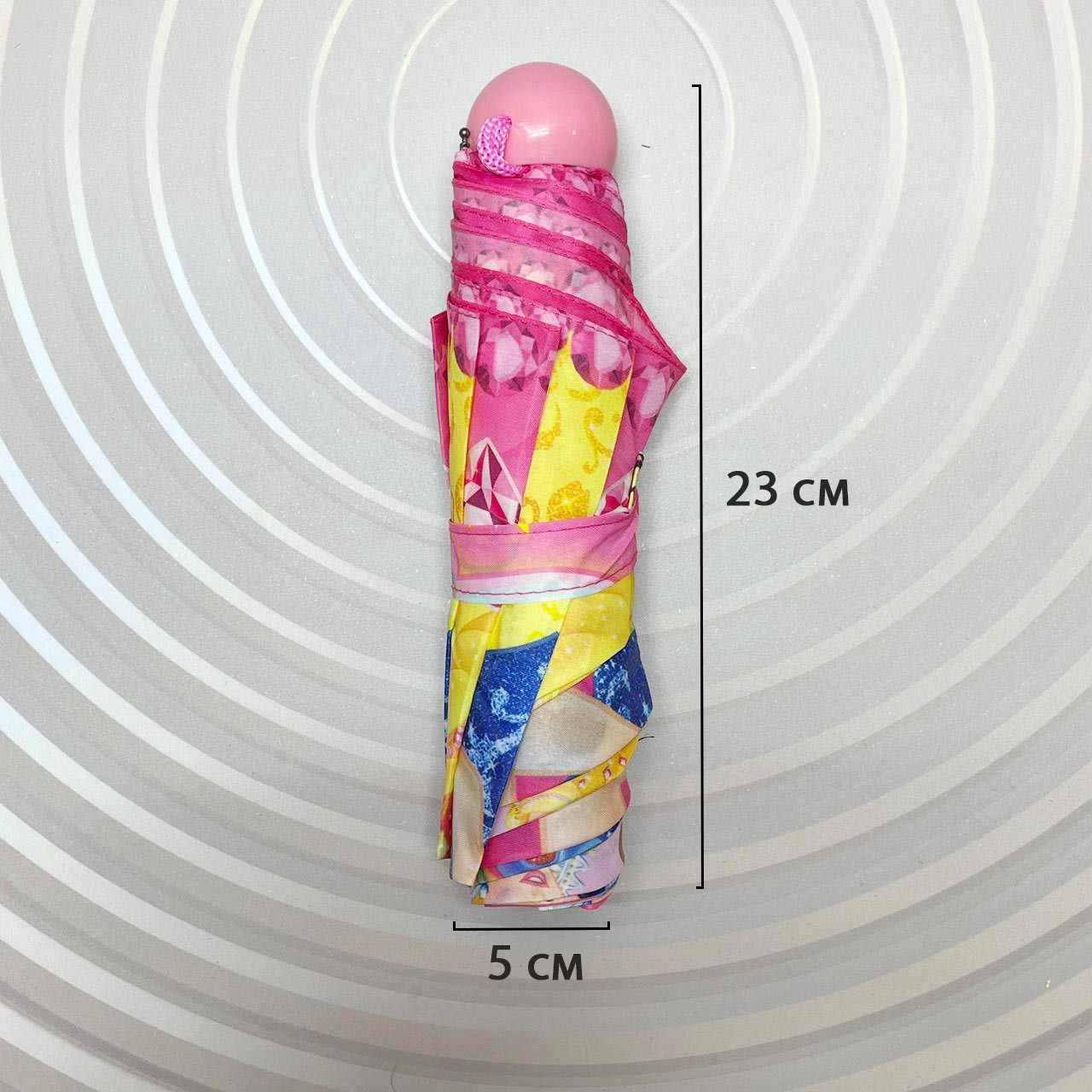 Зонт детский складной механический белоснежка 90 см розовый - фото 6 - id-p116312448