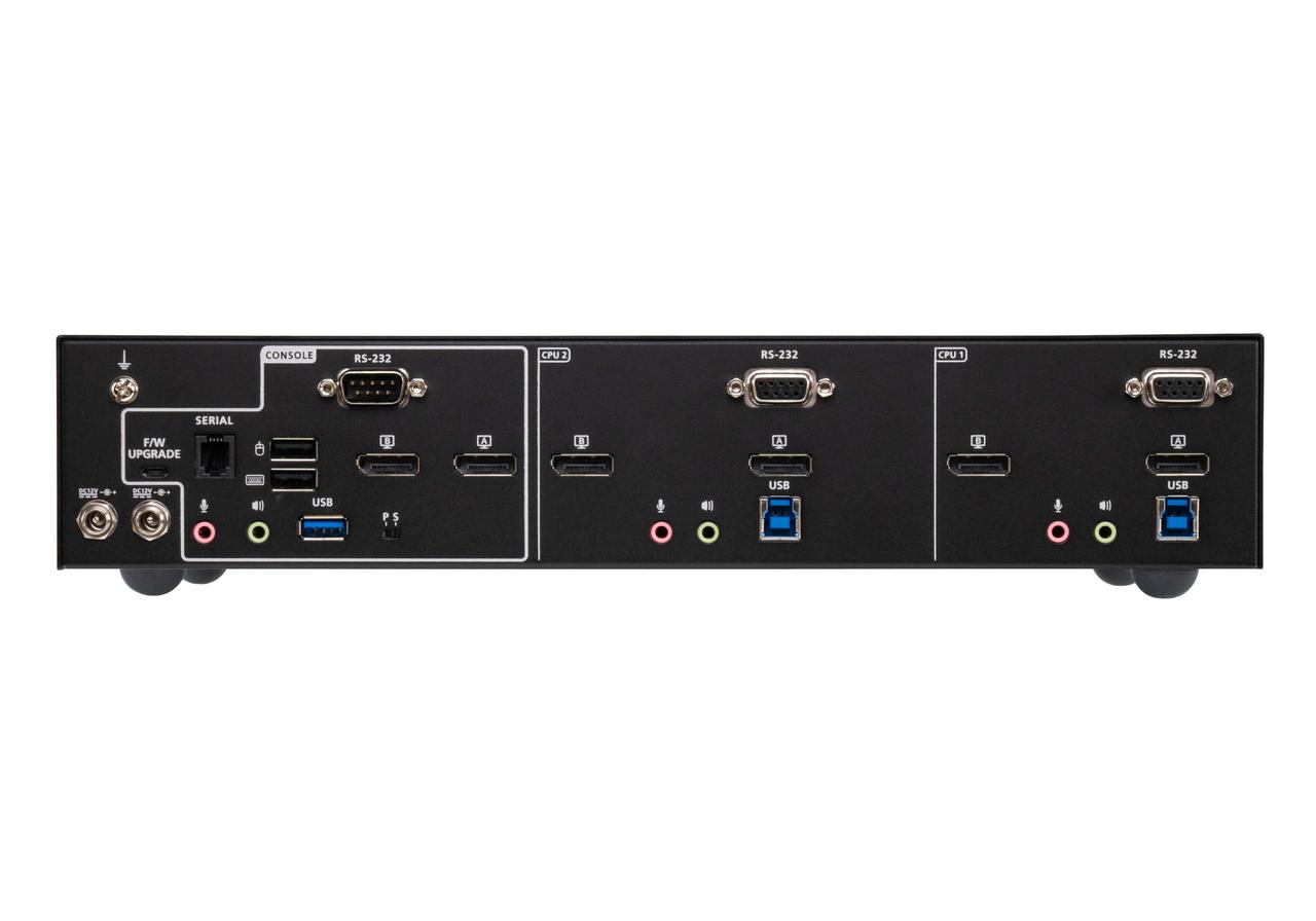 2-портовый USB 3.0 4K DisplayPort KVMP -переключатель с поддержкой двух дисплеев для УВД CS1942ATC ATEN - фото 4 - id-p116312434