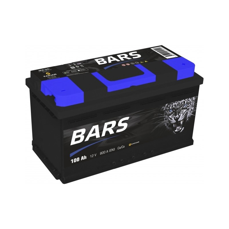 Аккумулятор Bars 6СТ-100Ah -/+ - фото 1 - id-p116303744