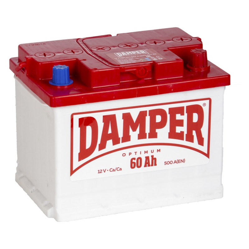 Аккумулятор Damper 6СТ-60Ah -/+ - фото 1 - id-p116303777