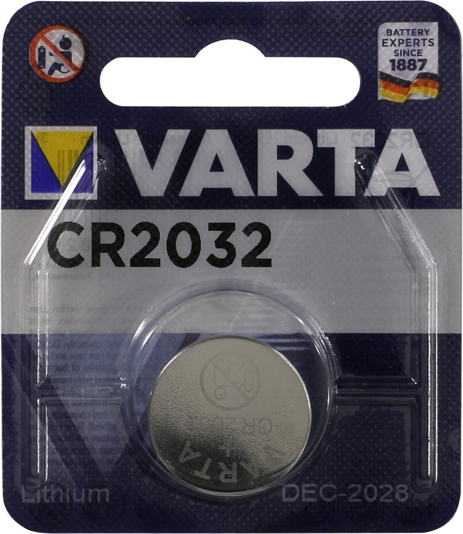 Батарейка VARTA CR2032 1 шт - фото 1 - id-p116305171