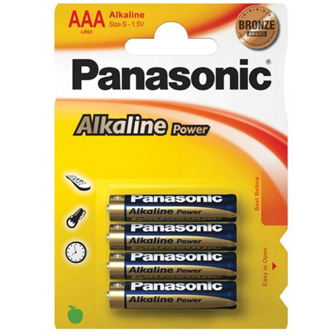 Батарейки Panasonic Alkaline Power LR03APB/4BP AAA - фото 1 - id-p116304358
