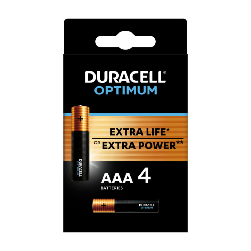 Батарейка Duracell Optimum AAA 4BKP CEE - фото 1 - id-p116304514