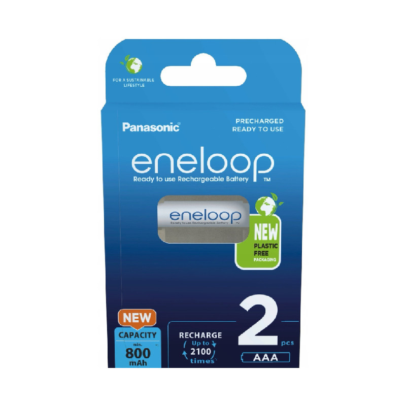 Батарейка Panasonic Eneloop BK-4MCDE/2BE AAA 2шт - фото 1 - id-p116304580