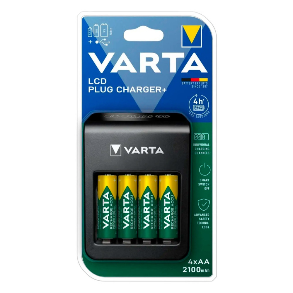 Зарядное устройство Varta LCD Plug Charger+ - фото 4 - id-p116305476