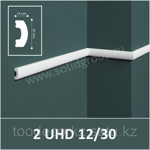 12/30 2 UHD Молдинг настенно-потолочный из полимера ультравысокой плотности - фото 1 - id-p115777120