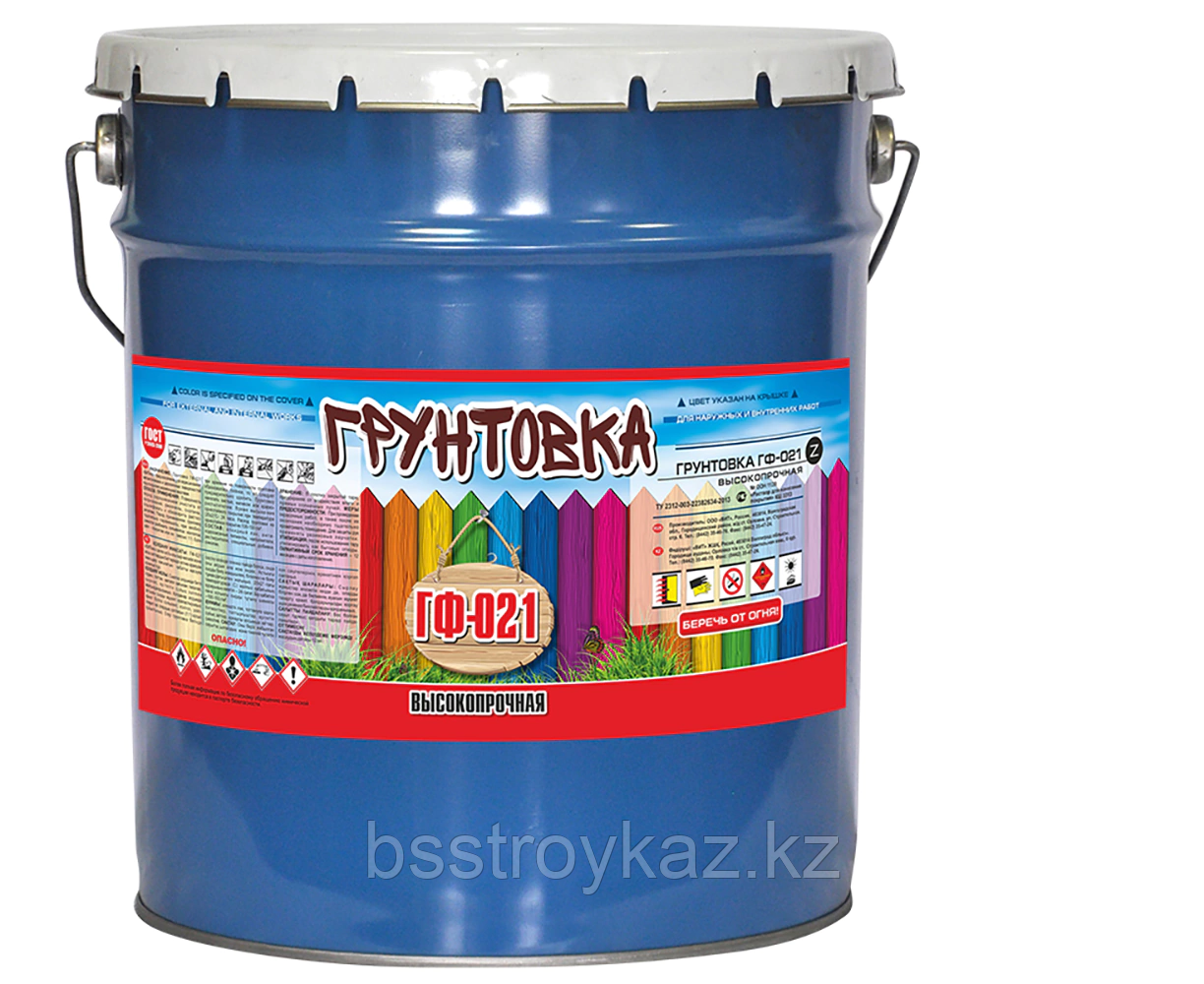 Грунтовка ГФ-021 Z высокопрочная серая 20 кг, фото 1