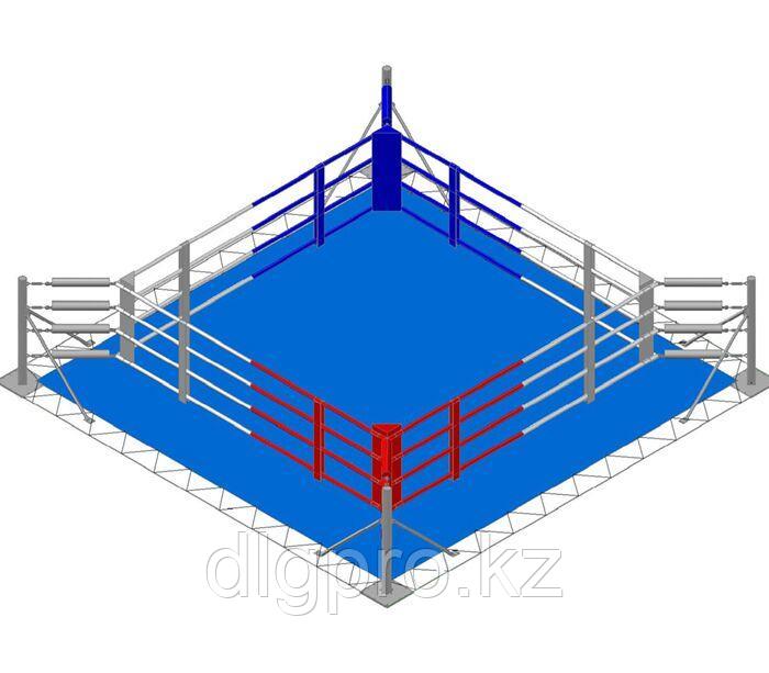 Ринг боксерский 5 х 5 м на упорах