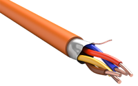 ITK Кабель огнестойкий КПСЭнг(А)-FRLS 2х2х0,50 оранжевый (200м)